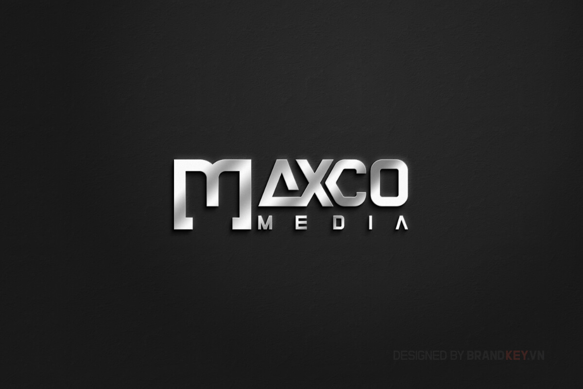 Thiết kế logo công ty truyền tông Maxco Media