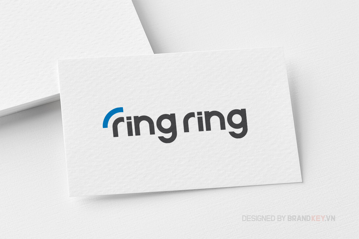Thiết kế logo trang tin tức tổng hợp Ringring