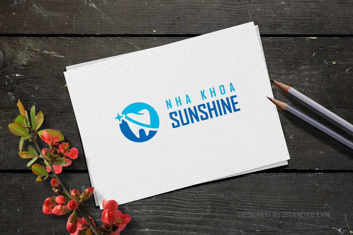 Thiết kế logo nha khoa thẩm mỹ Sunshine